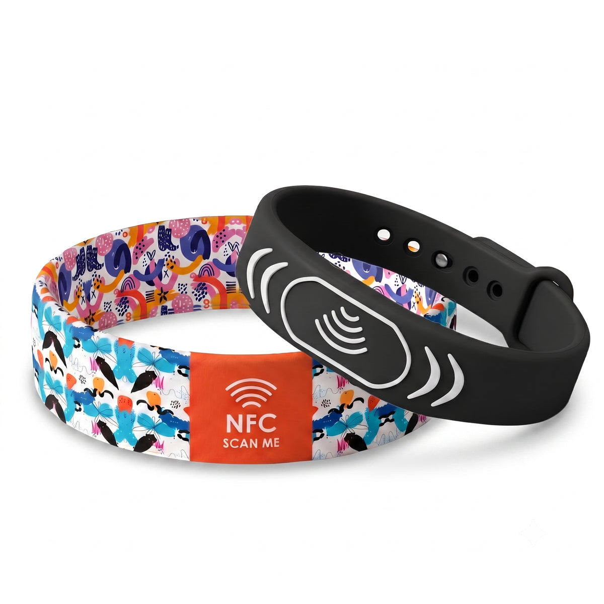 NFC-Notfallarmband für Kinder – schnelle Kontaktaufnahme im Trennungsfall | 2er-Set