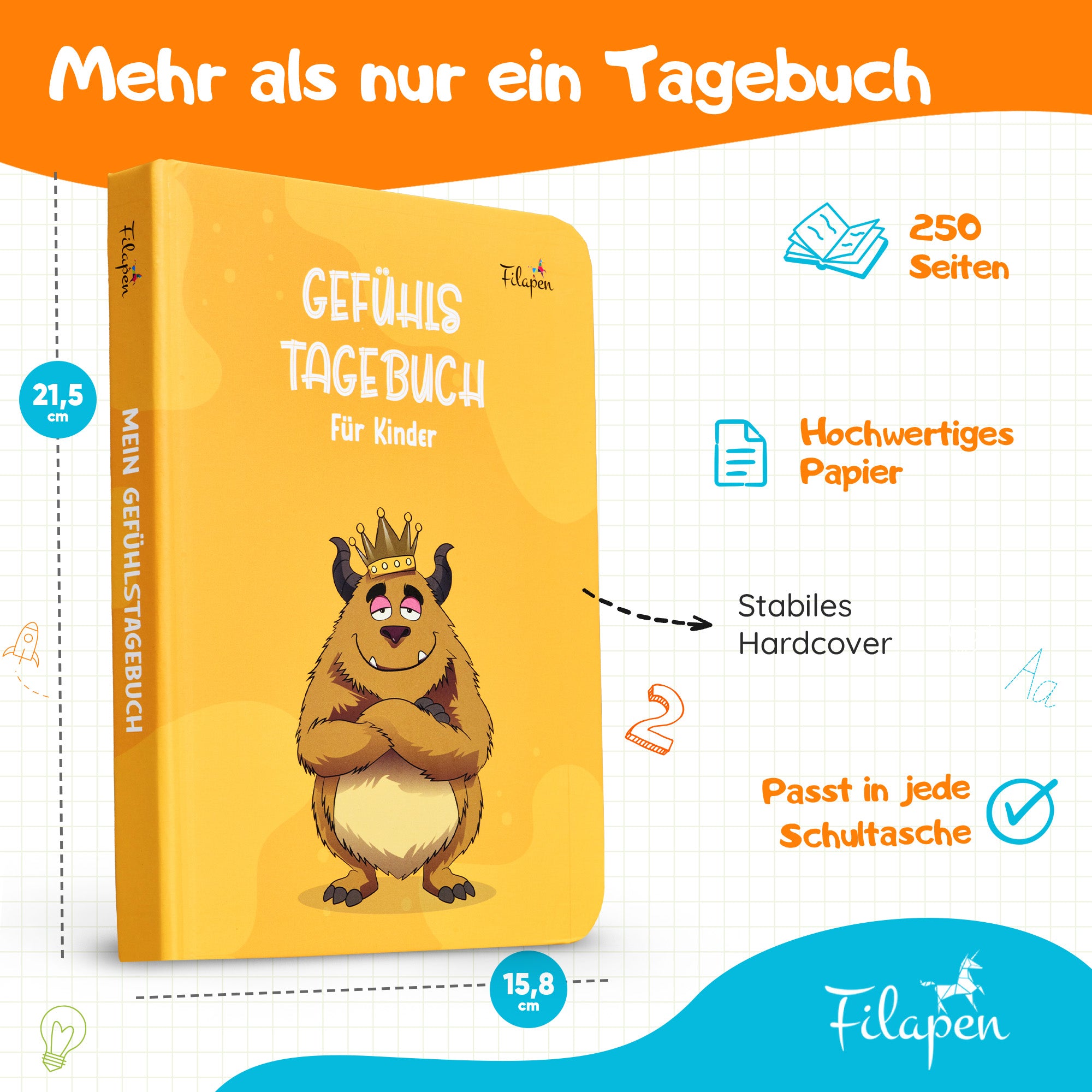 Filapen - Gefühlstagebuch für Kinder