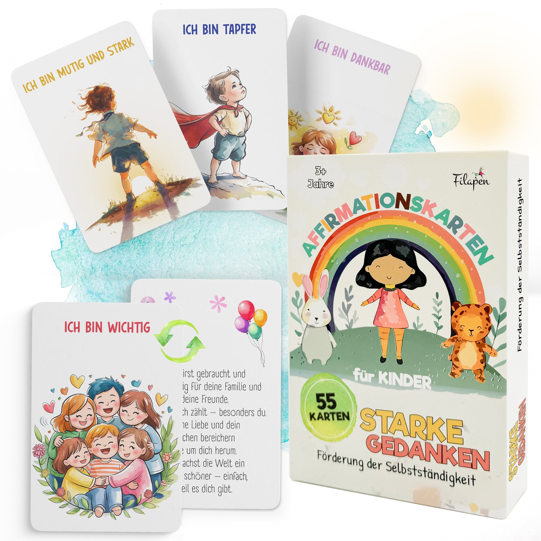Filapen - Affirmationskarten für Kinder 55 stk.