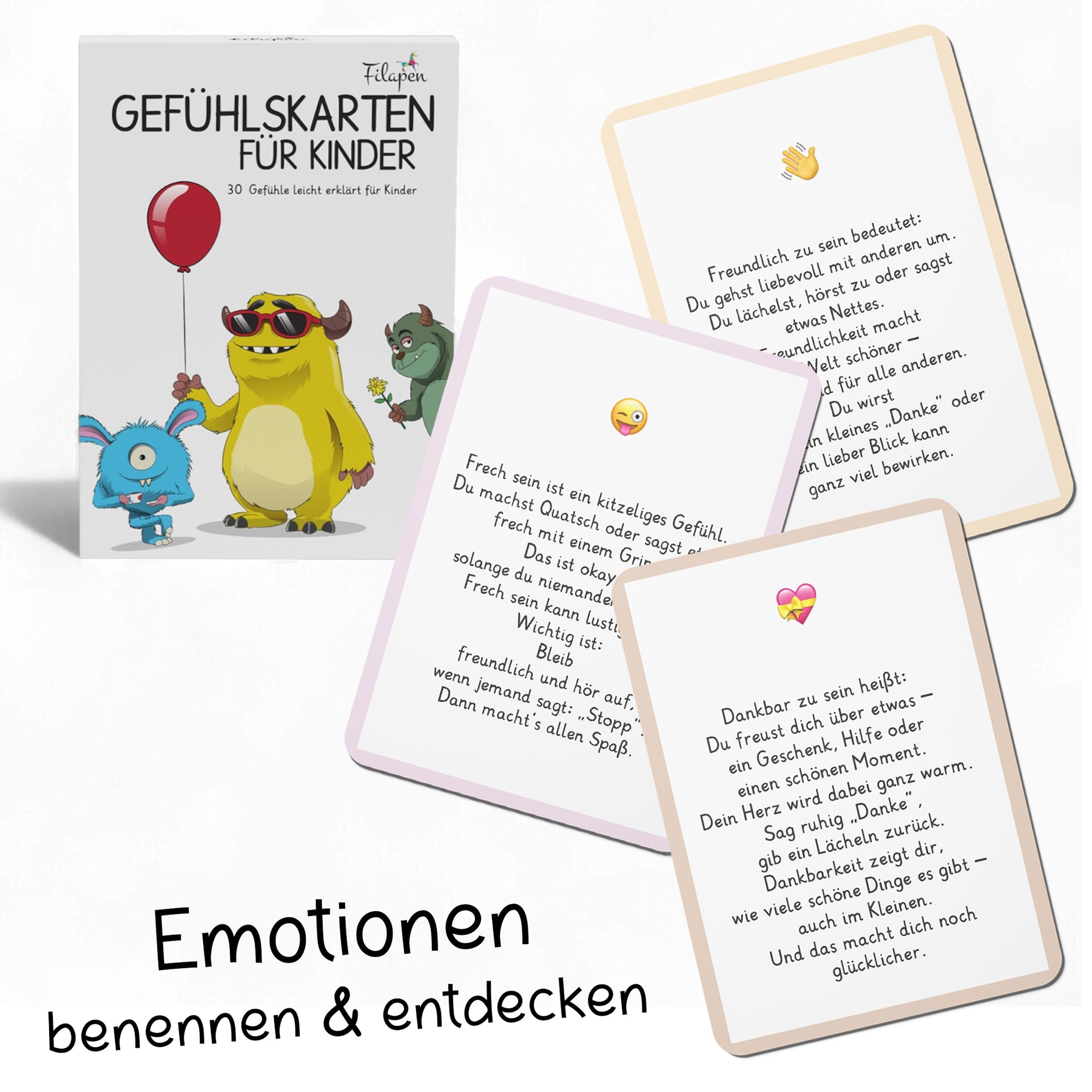 Filapen - Gefühlskarten für Kinder 30 stk.