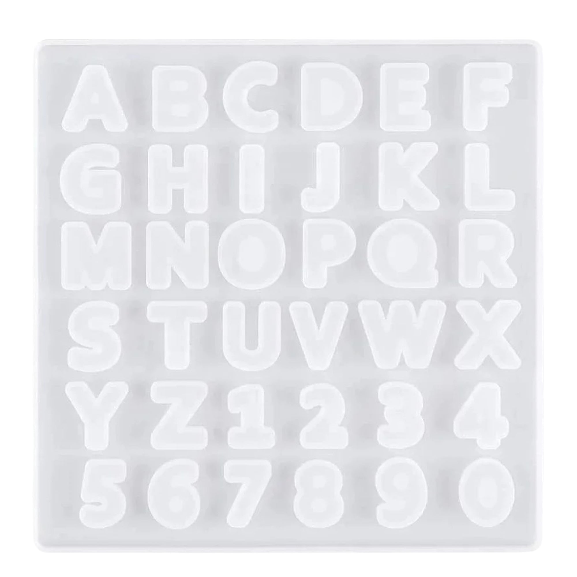 Filapen® Silikonform Alphabet und Zahlen inklusive 10 x 5m PCL-Filament