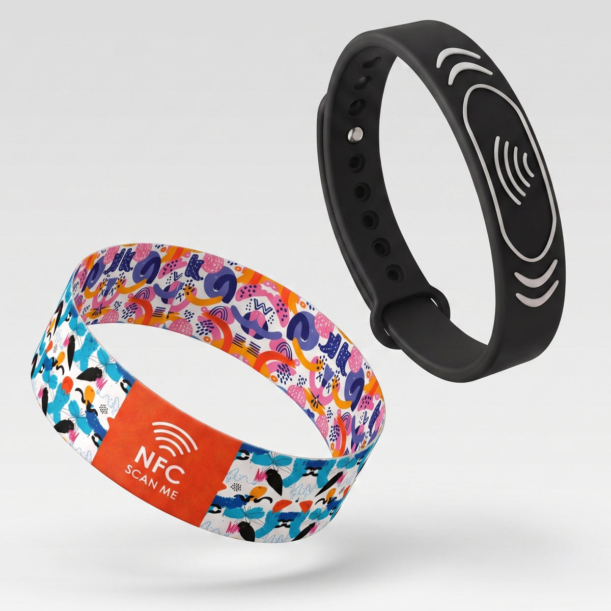 NFC-Notfallarmband für Kinder – schnelle Kontaktaufnahme im Trennungsfall | 2er-Set