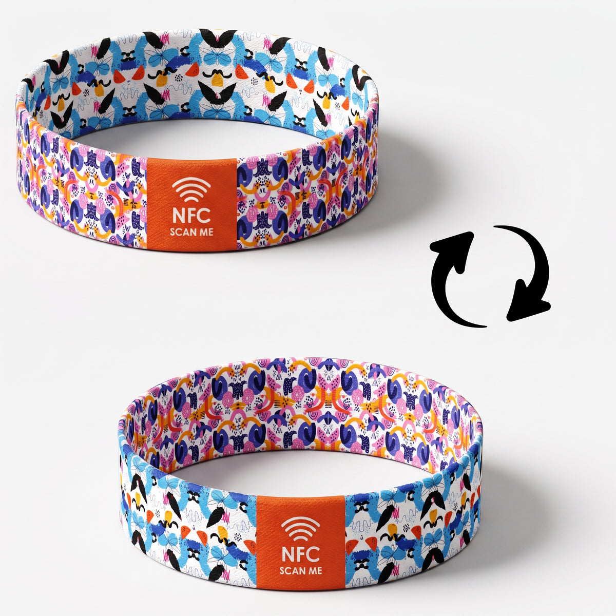 NFC-Notfallarmband für Kinder – schnelle Kontaktaufnahme im Trennungsfall | 2er-Set