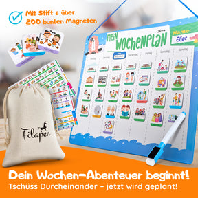 Filapen Schulstart-Bundle – Magische Lernhefte + Gefühlskarten + Wochenplaner