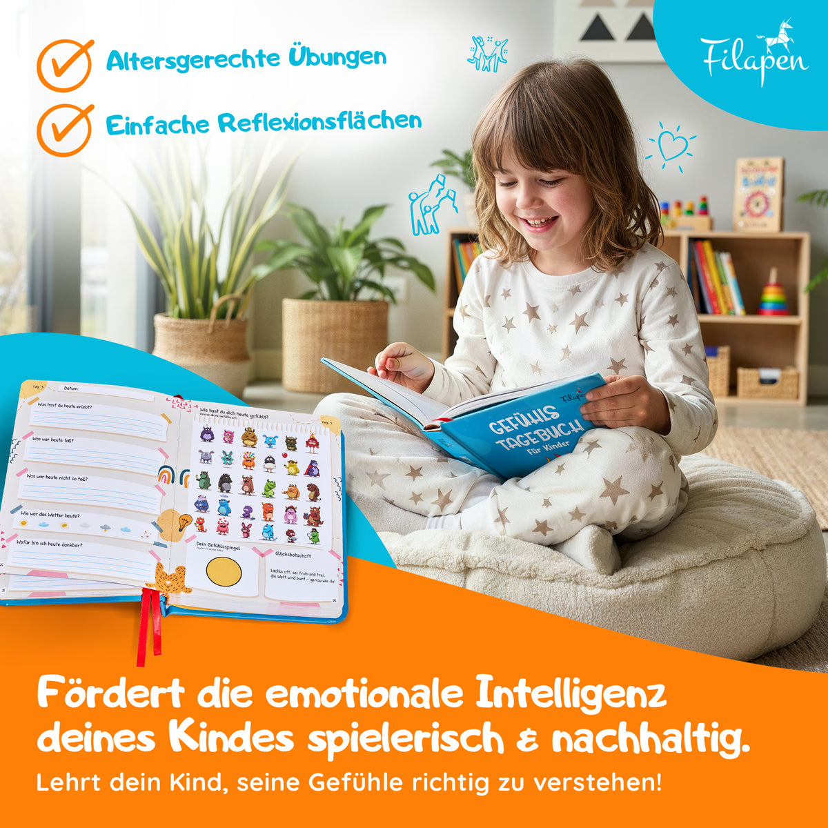 Filapen - Gefühlstagebuch für Kinder