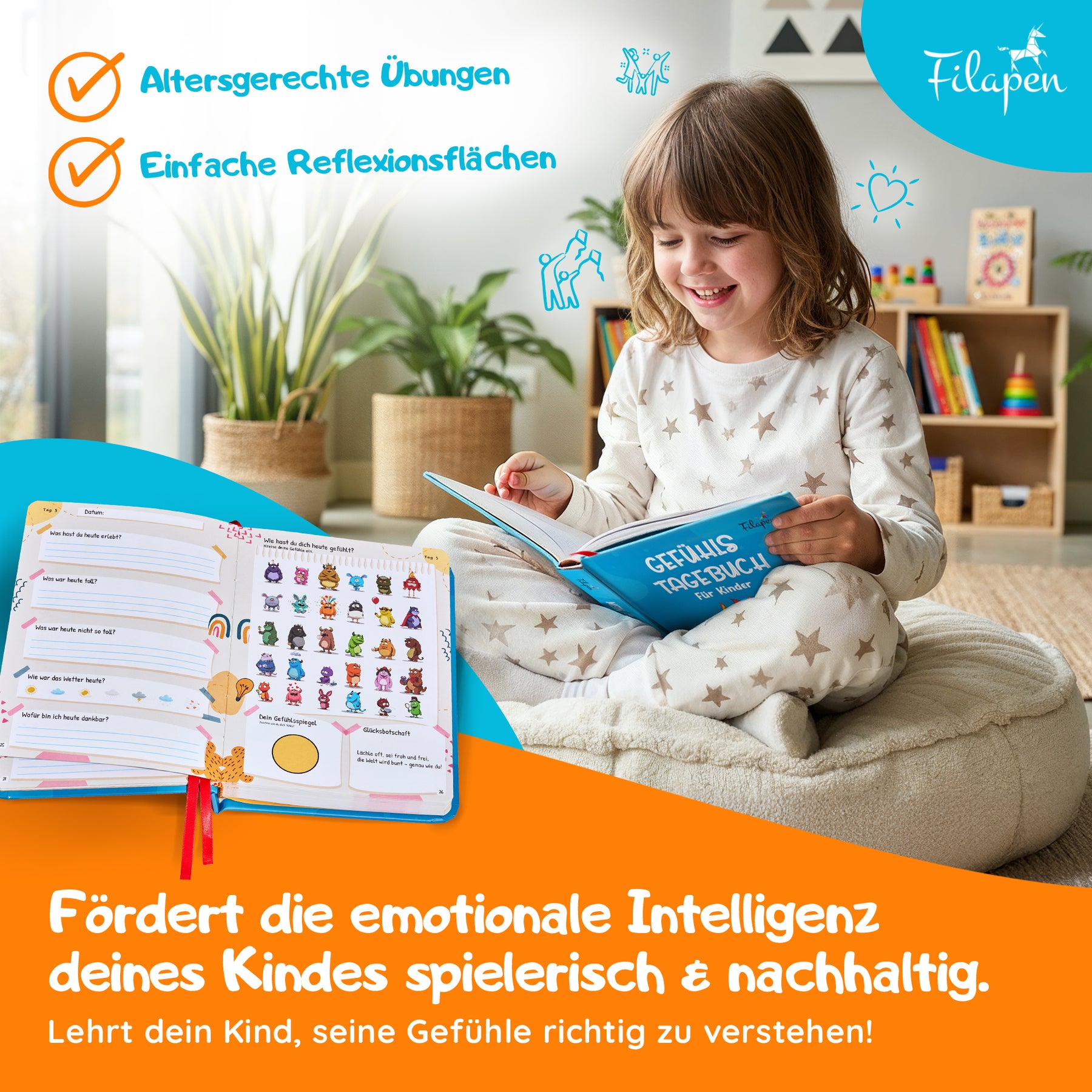 Filapen - Gefühlstagebuch für Kinder