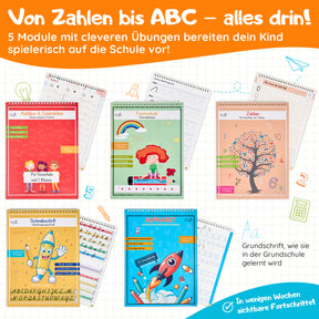 Filapen Schulstart-Bundle – Magische Lernhefte + Gefühlskarten + Wochenplaner