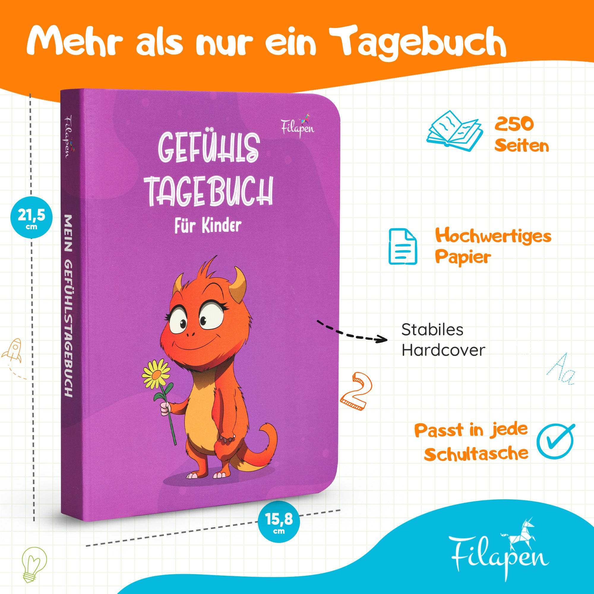 Filapen - Gefühlstagebuch für Kinder