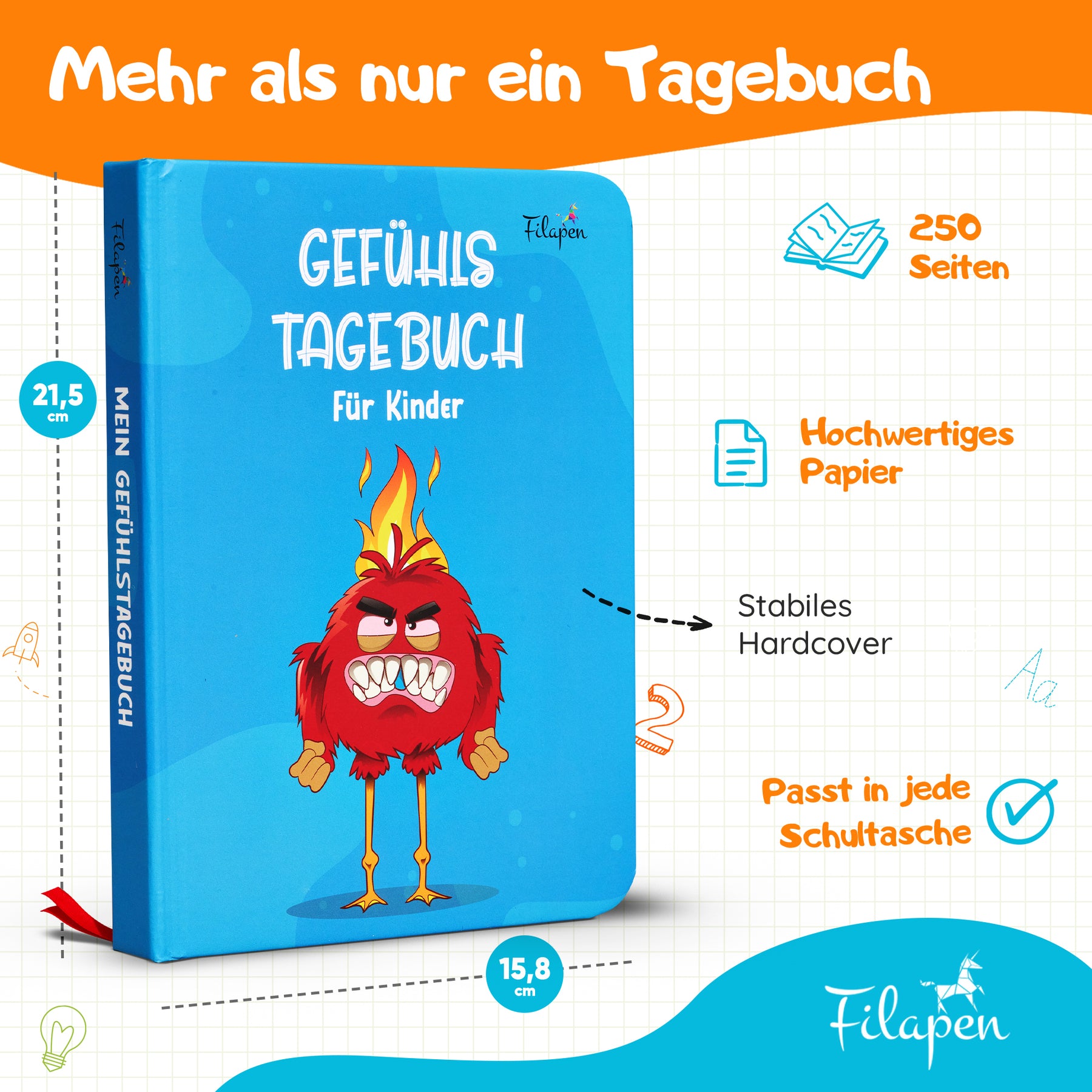 Filapen - Gefühlstagebuch für Kinder