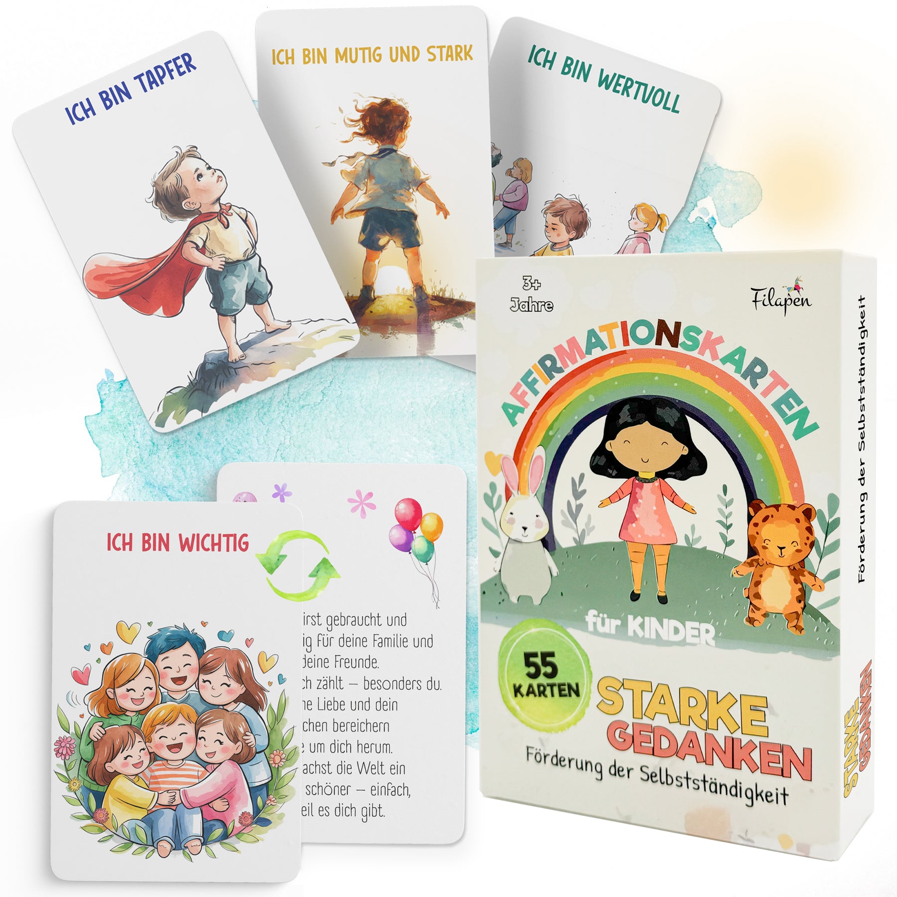 Filapen - Affirmationskarten für Kinder 55 stk.