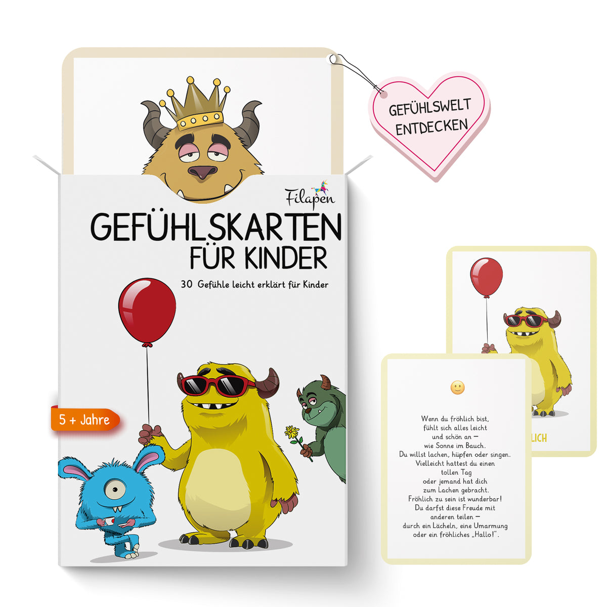 Filapen - Gefühlskarten für Kinder 30 stk.