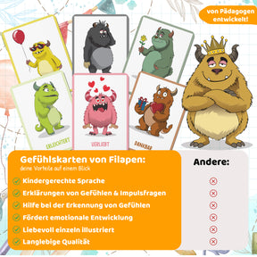 Filapen - Gefühlskarten für Kinder 30 stk.