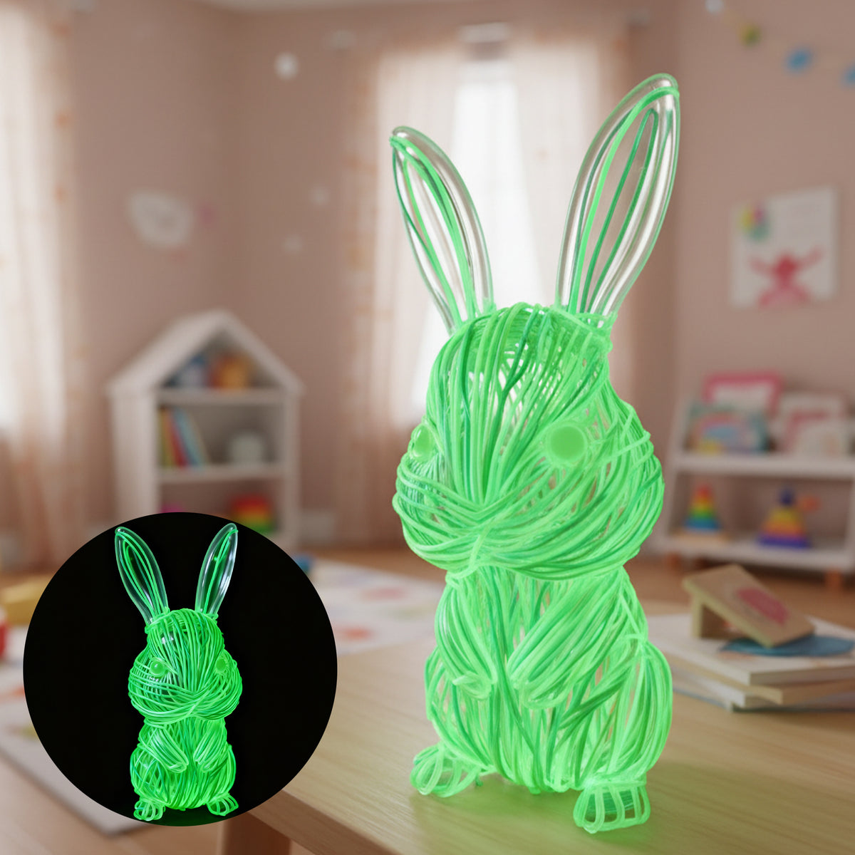 Filapen Leucht-Filamente – 10er Pack | 50m Glow-in-the-Dark PCL