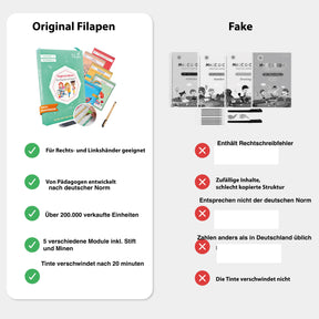 Filapen Magische Übungshefte – wiederverwendbar